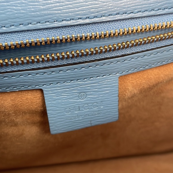 GUCCI SYLVIE RARE FLORA CALFSKIN LEATHER SHOULDER BAG EUC - Picture 11 of 15